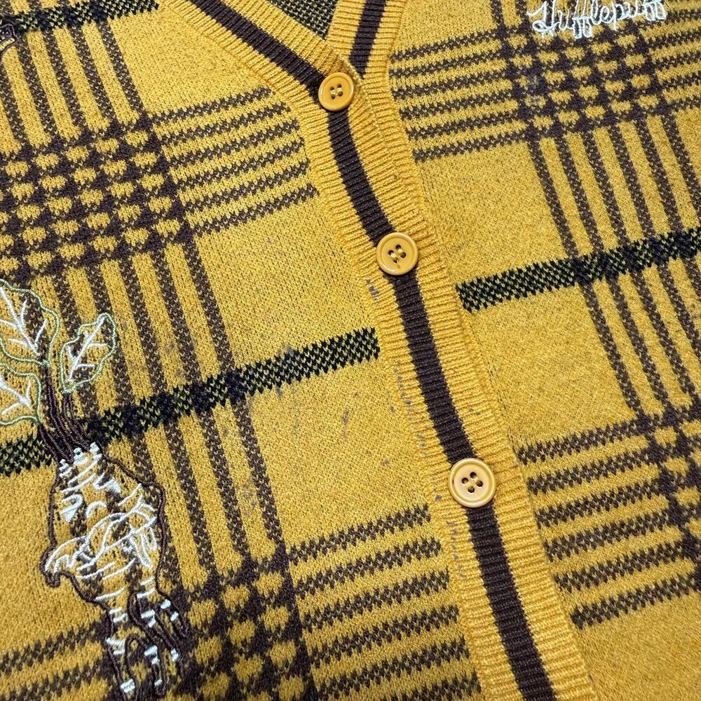 Harry Potter Women's Small Loyal Hufflepuff Cardigan Sweater Boxed Lunch - Picture 5 of 13